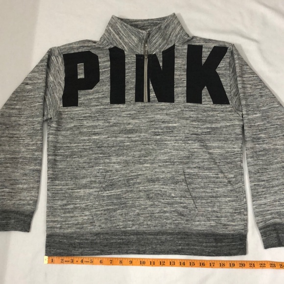 VICTORIA SECRET PINK oversized sweater small grey - Picture 7 of 12